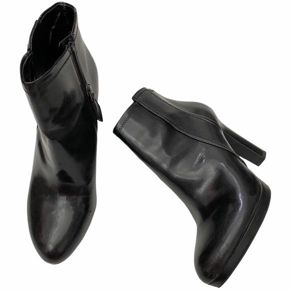 Franco Sarto A-Formica Vegan Ankle Boots As Is 9.5 - Picture 1 of 12